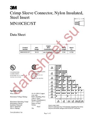 MN10CEC/STK (BULK) datasheet  
